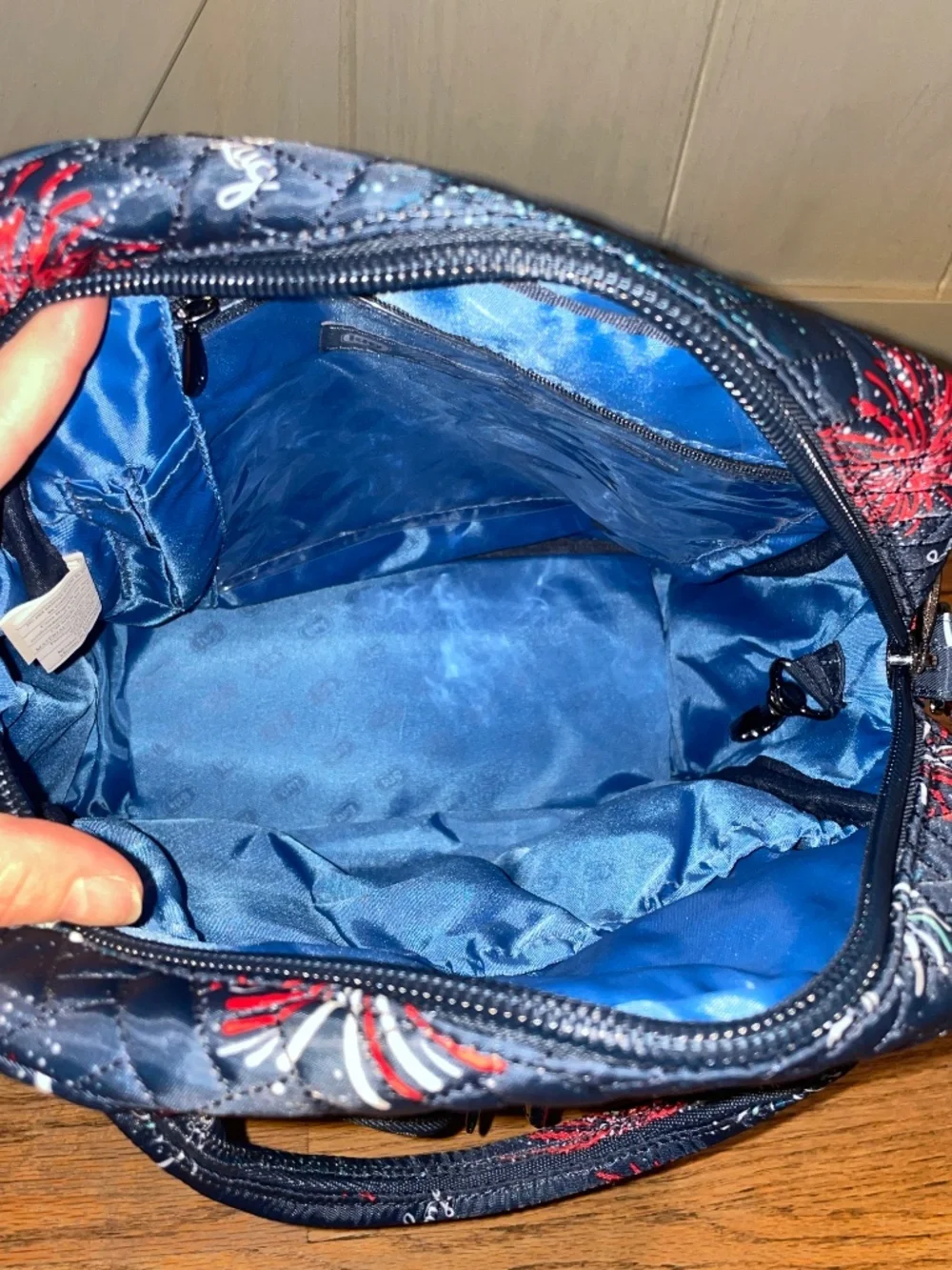 Lug Mini Puddle Jumper Firework Navy Tote - Picture 5 of 12